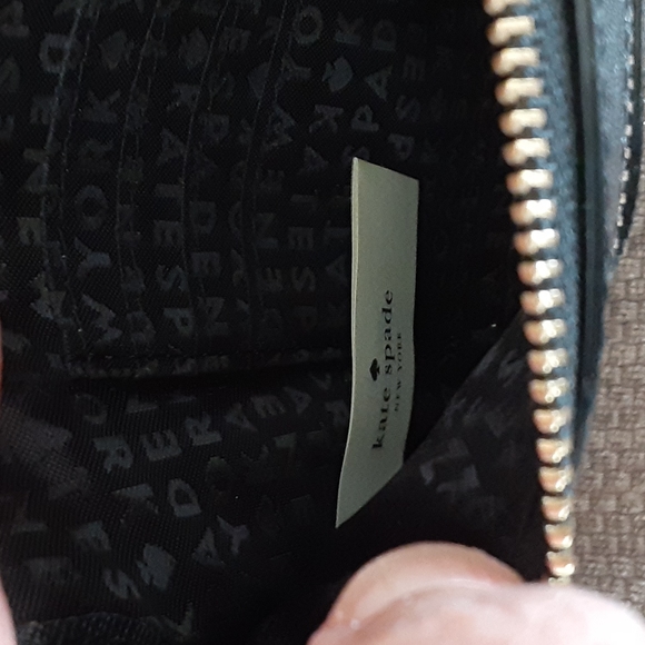 Kate Spade New York Black Saffiano Leather Wristlet - Picture 5 of 5